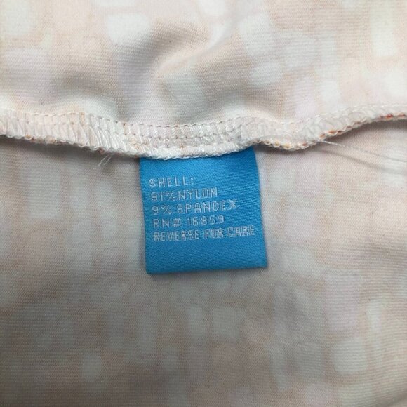 J McLaughlin Catalina Cloth Cap Sleeve Orange Tile Print Dress Size S - Picture 6 of 7